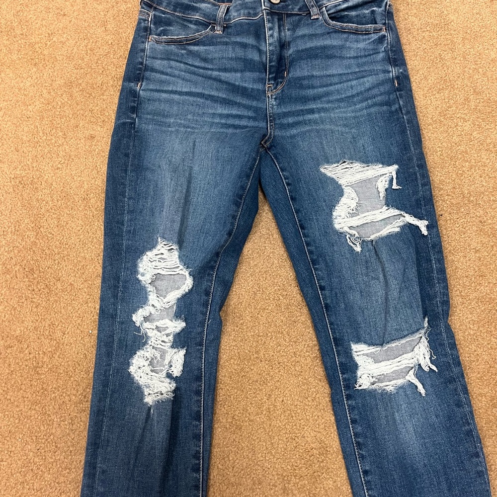 American Eagle Outfitters Blue Straight Leg Jeans